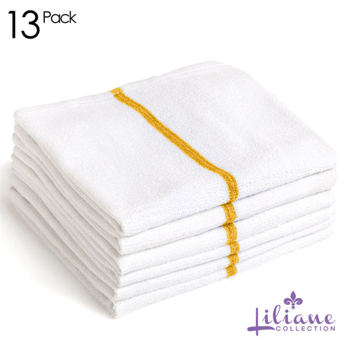 13 Terry Bar Mops Yellow Kitchen Towels